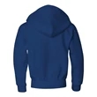 JERZEES NuBlend® Youth Full-Zip Hooded Sweatshirt