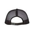 Mega Cap Flat Bill Six-Panel Trucker Cap