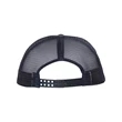 Mega Cap Flat Bill Six-Panel Trucker Cap