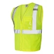 Kishigo Clear ID Vest with Zipper Closure