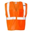 Kishigo Clear ID Vest with Zipper Closure