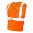 Kishigo Clear ID Vest with Zipper Closure