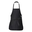 Q-Tees Full-Length Apron with Pouch Pocket