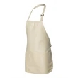 Q-Tees Full-Length Apron with Pouch Pocket