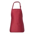Q-Tees Full-Length Apron with Pouch Pocket