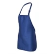 Q-Tees Full-Length Apron with Pouch Pocket