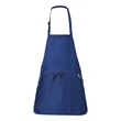 Q-Tees Full-Length Apron with Pouch Pocket