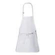Q-Tees Full-Length Apron with Pouch Pocket
