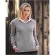 Weatherproof Women's Vintage Cotton Cashmere V-Neck Sweater