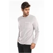 Unisex Velour Long Sleeve Pocket T-Shirt