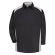 Red Kap Long Sleeve Motorsports Shirt - Long Sizes
