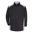 Red Kap Long Sleeve Motorsports Shirt - Long Sizes