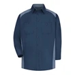 Red Kap Long Sleeve Motorsports Shirt - Long Sizes