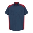 Red Kap Short Sleeve Motorsports Shirt