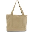 Seaside Cotton Canvas 12 oz. Pigment-Dyed Boat Tote