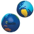 Prime Line Multi-Color Globe Earth Shape Stress Ball