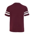 Augusta Sportswear Youth V-Neck Jersey with Striped Sleeves