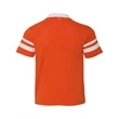 Augusta Sportswear Youth V-Neck Jersey with Striped Sleeves