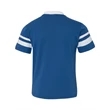 Augusta Sportswear Youth V-Neck Jersey with Striped Sleeves