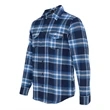 Burnside Yarn-Dyed Long Sleeve Flannel Shirt