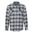 Burnside Yarn-Dyed Long Sleeve Flannel Shirt