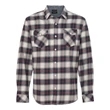 Burnside Yarn-Dyed Long Sleeve Flannel Shirt