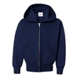 Hanes EcoSmart® Youth Full-Zip Hooded Sweatshirt