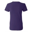 J. America Women's V-Neck Slub T-Shirt