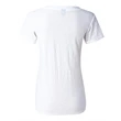 J. America Women's V-Neck Slub T-Shirt