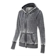 J. America Women's Zen Fleece Full-Zip Hooded Sweatshirt