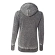 J. America Women's Zen Fleece Full-Zip Hooded Sweatshirt