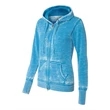 J. America Women's Zen Fleece Full-Zip Hooded Sweatshirt