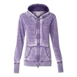 J. America Women's Zen Fleece Full-Zip Hooded Sweatshirt