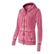 J. America Women's Zen Fleece Full-Zip Hooded Sweatshirt