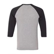 JERZEES Triblend Three-Quarter Raglan Baseball T-Shirt
