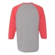 JERZEES Triblend Three-Quarter Raglan Baseball T-Shirt