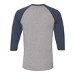 JERZEES Triblend Three-Quarter Raglan Baseball T-Shirt