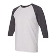 JERZEES Triblend Three-Quarter Raglan Baseball T-Shirt