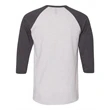JERZEES Triblend Three-Quarter Raglan Baseball T-Shirt
