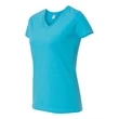 LAT Women's V-Neck Fine Jersey Tee