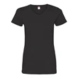 LAT Women's V-Neck Fine Jersey Tee