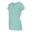 LAT Women's V-Neck Fine Jersey Tee