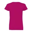 LAT Women's V-Neck Fine Jersey Tee