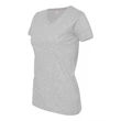 LAT Women's V-Neck Fine Jersey Tee