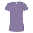 LAT Women's V-Neck Fine Jersey Tee