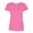 LAT Women's V-Neck Fine Jersey Tee