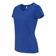 LAT Women's V-Neck Fine Jersey Tee