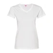 LAT Women's V-Neck Fine Jersey Tee