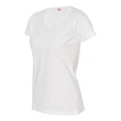 LAT Women's V-Neck Fine Jersey Tee