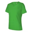 LAT Women's V-Neck Premium Jersey Tee